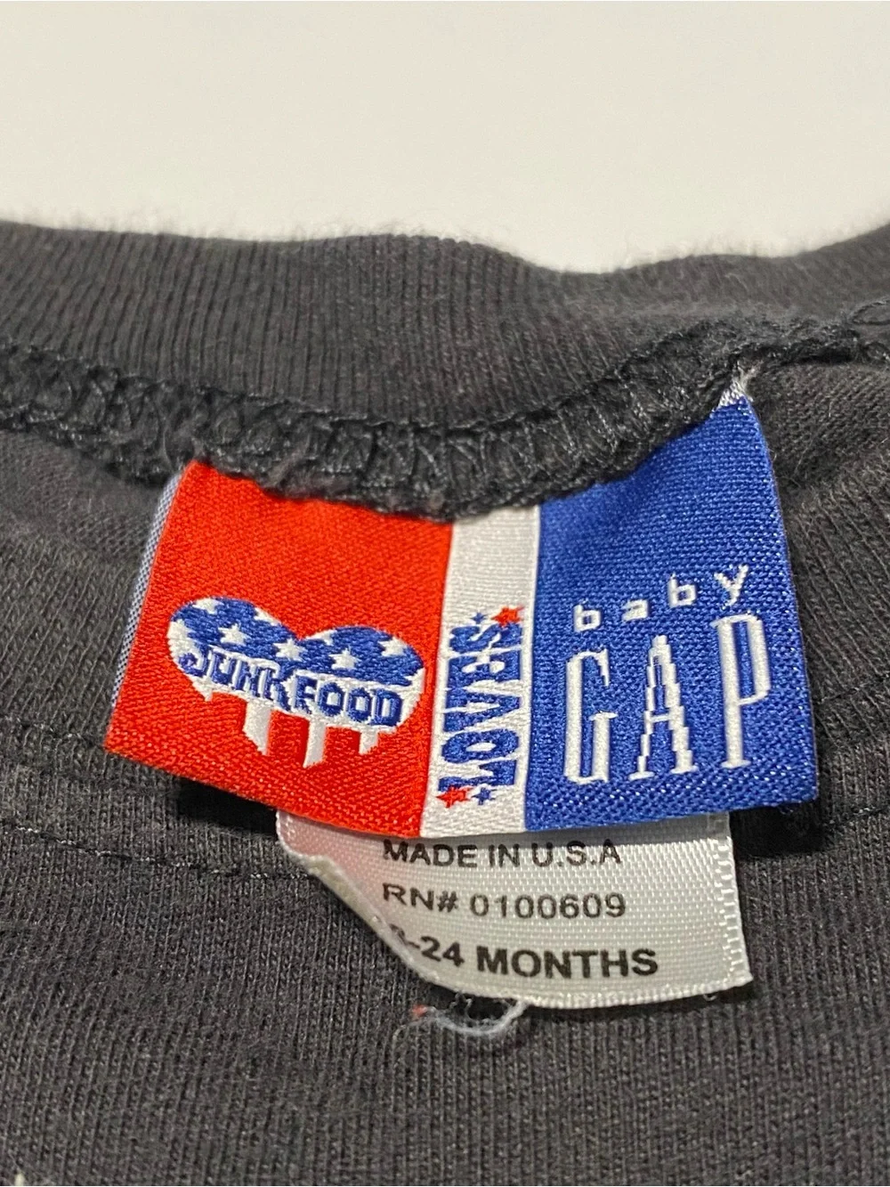 BABY GAP Y2K Bundle of 2 shirts , Batman short sleeve and navy gap tank 18-24M